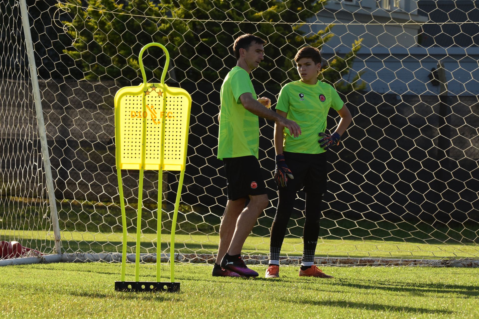 Entrenamiento con Marcelo Barovero